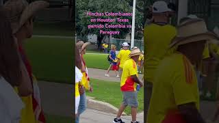 Hinchas colombianos en Houston partido Colombia vs Paraguay [upl. by Eiliah]