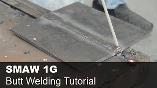 Welder Qualification Tutorial – SMAW 1G Butt Welding Training with 6013 Electrode Stick Welding [upl. by Gerta]