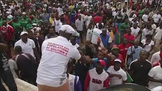 Cameroun Grande marche de soutien à larmée [upl. by Dud]