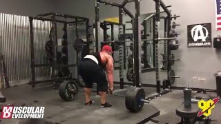 Dallas McCarvers 9 Week Out Back Workout [upl. by Elesig423]