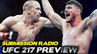 UFC 217 Bisping vs StPierre PREVIEW  Dan Hardy Jake Shields Robin Black John Morgan  More [upl. by Ebanreb654]