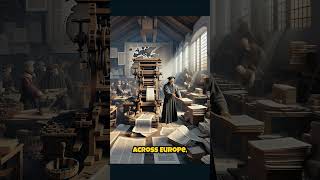 How the Printing Press Changed the World Forever 📚✨facts short story books printing [upl. by Ynohtn]