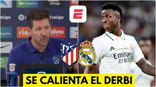 SIMEONE OPINA sobre BAILE DE VINICIUS previo al ATLÉTICO DE MADRID vs REAL MADRID  Rueda de prensa [upl. by Faubion]