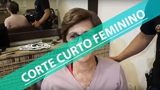 Como fazer Corte Curto Feminino corte batido na nuca [upl. by Peppard]