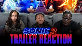 SHADOW IS HERE  Sonic the Hedgehog 3 Movie Trailer Reaction [upl. by Kantor]