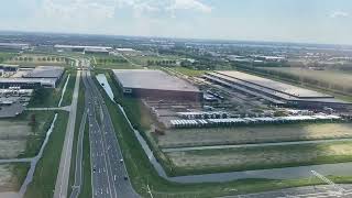 Corendon landing a350900 Schiphol Airport vanuit Curaçao [upl. by Engapmahc]