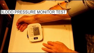 TESTING BLOOD PRESSURE MONITOR OMRON M2 INTELLISENSE [upl. by Thorpe]