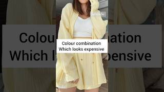 Colour combination which looks expensive trending fashionstyle ytshorts outfit aesthetic [upl. by Aerdnahc]