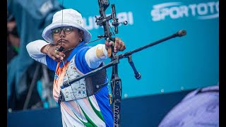 Live  Deepika Kumari archery match in Round 16  Indian athlete in Paris Olympic 2024 [upl. by Andros969]