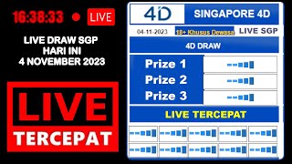 KELUARAN SGP Result LIVE DRAW SGP 4 November 2023Pengeluaran sgp hari ini LIVE TERCEPAT [upl. by Leunamne]