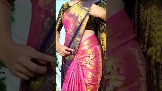 How to wear heavy silk saree [upl. by Anirdnaxela139]