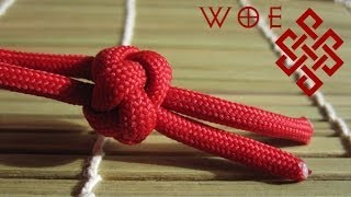 How to Tie the Ideal Paracord Lanyard Knot Two Strand Diamond Knot [upl. by Ellesig610]