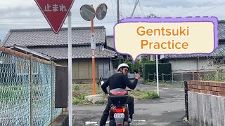 Japan 50CC Moped Practical Gentsuki Test Tutorial [upl. by Devonne]