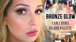 EASY BRONZE GLOW  CARLI BYBEL DELUXE PALETTE  REVOLUTION CONCEALER [upl. by Noivert561]