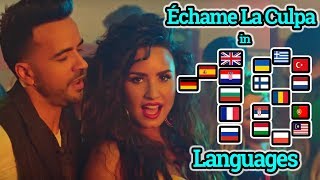 LUIS FONSI Singing Échame La Culpa In 18 Languages With Zero Singing Skills [upl. by Carleton240]