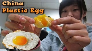 CHINA PLASTIC EGG  China Made Artificial Plastic Egg  How to Identify Fake Chinese Eggs [upl. by Markowitz]