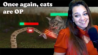 Lauren reacts In Which Cats Continue to be OP How Cats Broke the GameTierzoo [upl. by Ecille776]