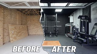 Complete Home Gym Transformation Start to Finish [upl. by Harshman]