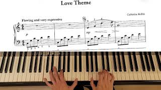 ABRSM Piano Grade 5 2023 2024 C10 Love Theme By Catherine Rollin [upl. by Katushka825]