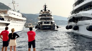 MONACO AMAZING LUXURY SUPERYACHT MEGAYACHT •YACHT SPOTTING 2024 VOL 1 emmansvlogfr [upl. by Lubet]