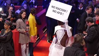 Berlinale film festival marred by antisemitic protests [upl. by Ilajna193]