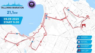 Tallinna Maraton 21km RADA 2023 [upl. by Aidualk]