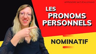 🇩🇪 ICH DU ER SIE ES en allemand  LES PRONOMS PERSONNELS AU NOMINATIF [upl. by Werra95]