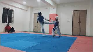 Taekwondo training  Chirag  Taekwondo Championship [upl. by Gurevich517]