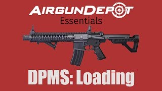 Crosman DPMS SBR How to Load the Magazine Using the Speed Loader [upl. by Nosirb942]