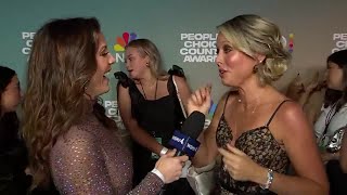 TODAY Show’s Dylan Dreyer talks Peoples Choice Country Awards on Blue Carpet [upl. by Mastat]