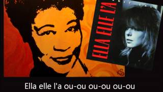 quotElla elle laquot par France Gall avec les paroles [upl. by Hobey]