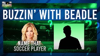 Can You Guess The Soccer Player BY THEIR EYES  quotBuzzin with Beadlequot w Michelle Beadle 12722 [upl. by Enomyar]