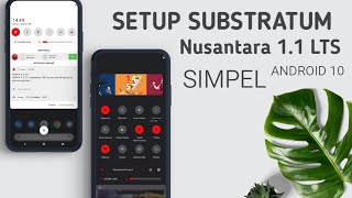 Tutorial Cara Pasang Substratum Di Nusantara 11 LTS Android 10 All Devices [upl. by Sitelc]