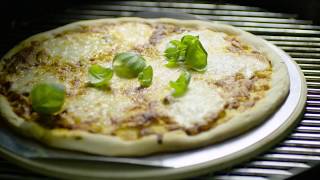 How to make  Classic Italian Style Pizza on the BBQ recipe [upl. by Lucais]