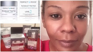 GLYCOLIC ACID PEEL  Loreal Revitalift Bright Reveal Skincare Line  ReviewDemo [upl. by Araf397]