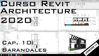 Curso Revit 2020  Capitulo 10 Barandales [upl. by Ailyt]