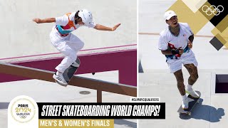 🔴 LIVE Street Skateboarding World Champs  Finals  RoadToParis2024 [upl. by Llerehc]