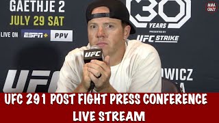 UFC 291 Poirier vs Gaethje 2 PostFight Press Conference Live Stream [upl. by Nadroj890]