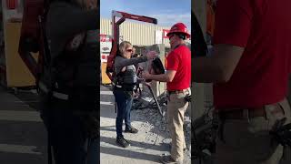 💪🏼 The New hilti Exoskeleton Crane at World Of Concrete 2024 [upl. by Yuzik]