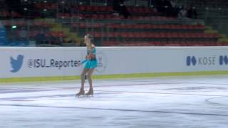 2015 ISU Jr Grand Prix  Linz Ladies Free Skate Anita ÖSTLUND SWE [upl. by Akilak]