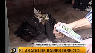 Cómo encender el fuego para un buen asado  Telefe Noticias [upl. by Cecile893]