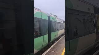 Class 377 leaving Portslade train [upl. by Polish]