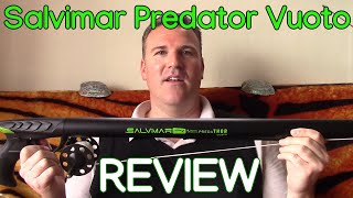 Pneumatic speargun Review  Salvimar Predator Vuoto [upl. by Neleh]