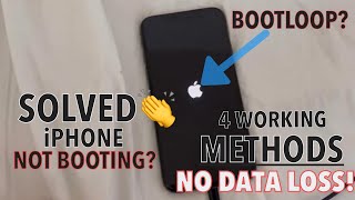 iPHONE How To Fix iPhone Flashing Apple Logo OnOff  Boot Loop Error  No Data Loss✔️ [upl. by Tnaryb]