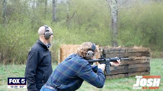 Fox 5 Atlanta features 2nd Amendment Candidate for US Senate Josh Clark [upl. by Etnad665]