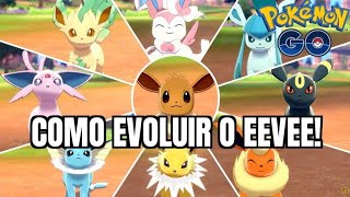 TODAS AS FORMAS DE EVOLUIR O EEVEE NO POKÉMON GO [upl. by Sailesh259]