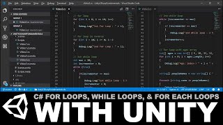 Unity C Fundamentals  For Loops While Loops and ForEach Loops [upl. by Cacia772]