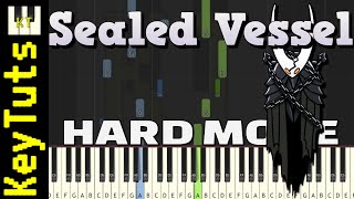 Sealed Vessel from Hollow Knight  Hard Mode Piano Tutorial Synthesia [upl. by Tilagram]