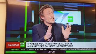 Débat sur les Fakesnews avec Thierry Paul Valette sur RT pour lÉgalité Nationale [upl. by Stauffer706]