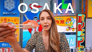 48 Hours exploring OSAKA 🇯🇵 Street Food  Hidden Gems [upl. by Rochemont785]